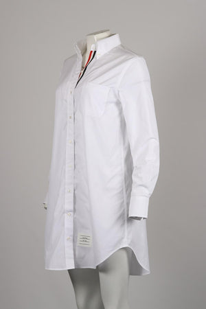 THOM BROWNE COTTON SHIRT DRESS IT 40 UK 8