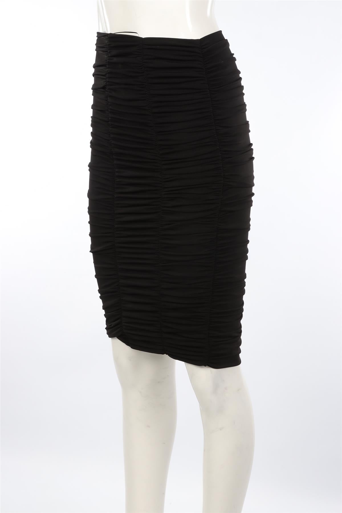 DOLCE & GABBANA BLACK JERSEY SKIRT IT 38 UK 6