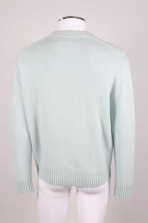 FRAME BLUE MEN'S CASHMERE SWEATER MEDIUM