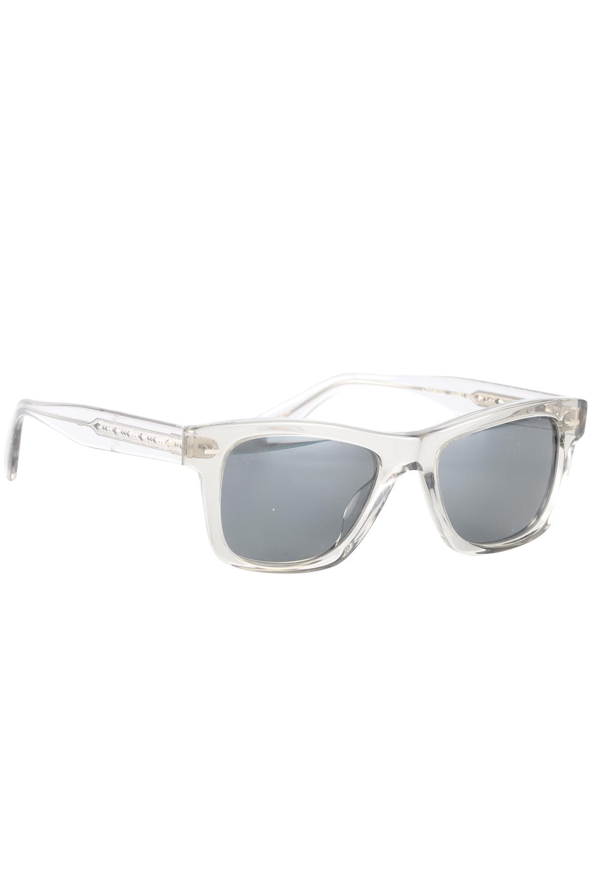 OLIVER PEOPLES CLEAR SQUARE FRAME ACETATE SUNGLASSES