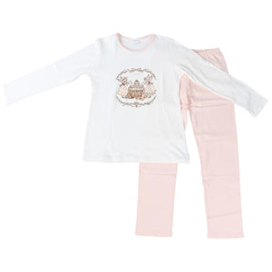 LA PERLA PINK KIDS GIRLS PYJAMA SET 12 YEARS