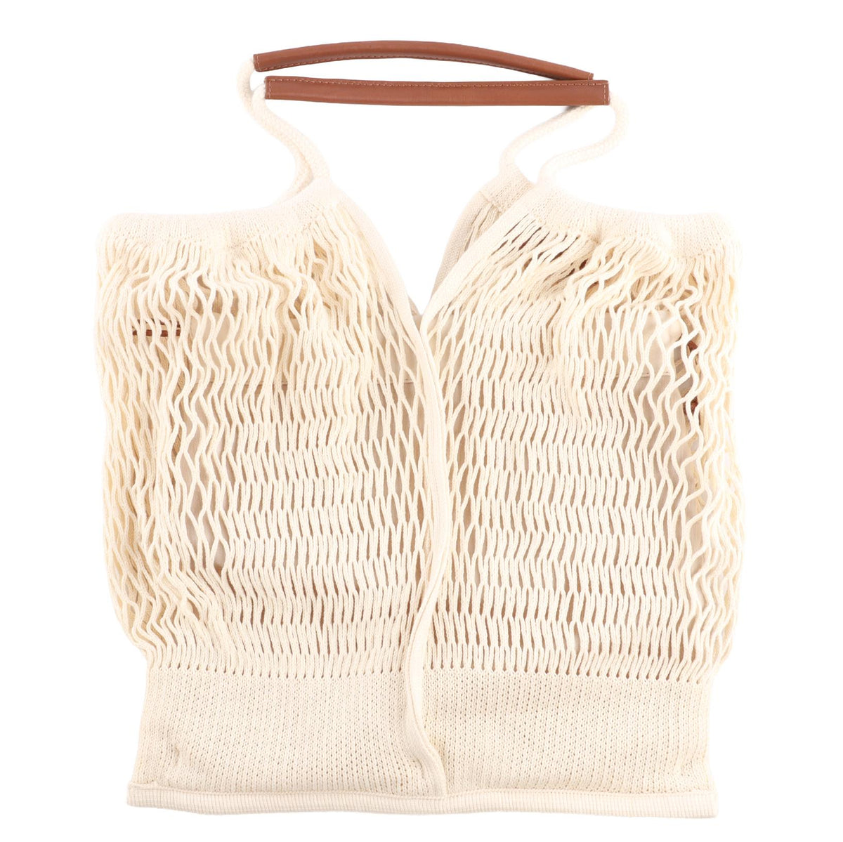 HEREU CREAM CALELLA FILT TOTE BAG