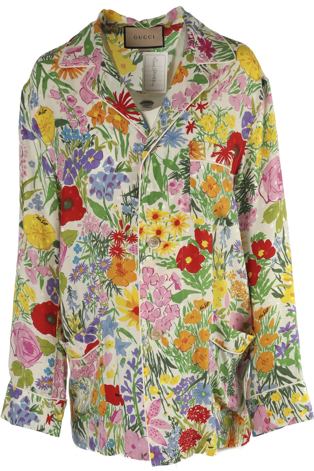 GUCCI + KEN SCOTT MULTI SILK SHIRT SMALL