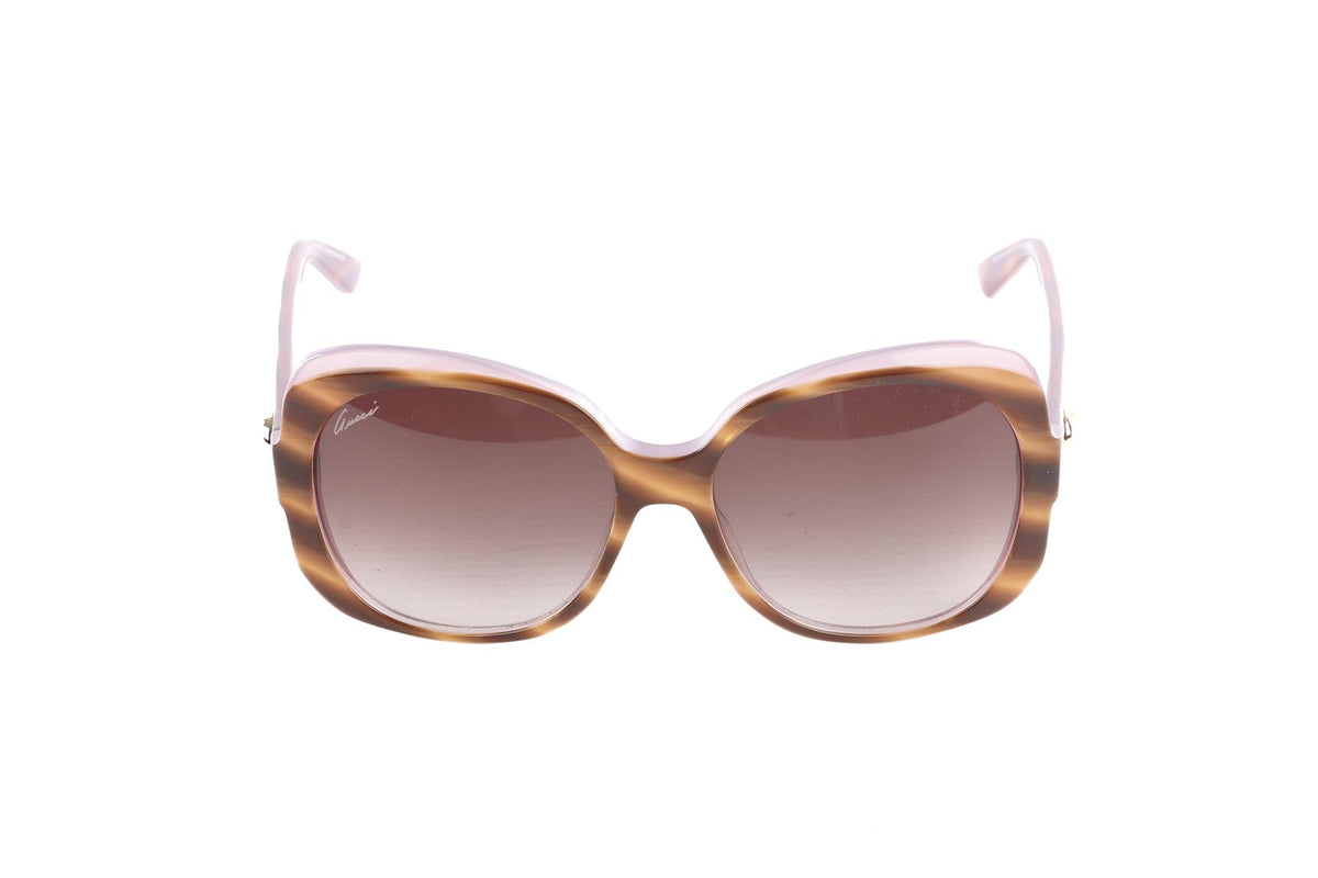 Gucci Brown Square Frame Acetate Sunglasses
