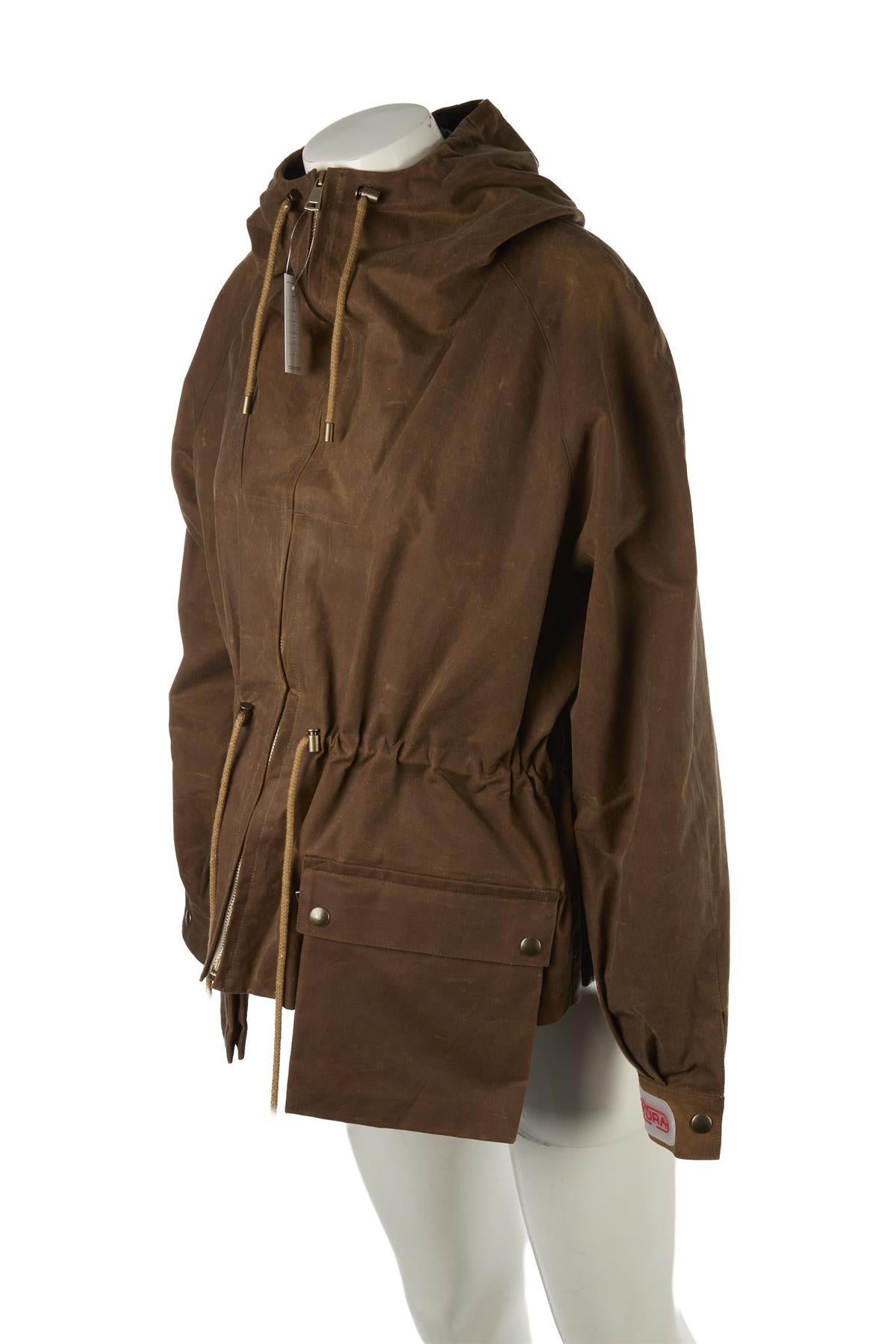 FUTURA BROWN WAXED JACKET XSMALL