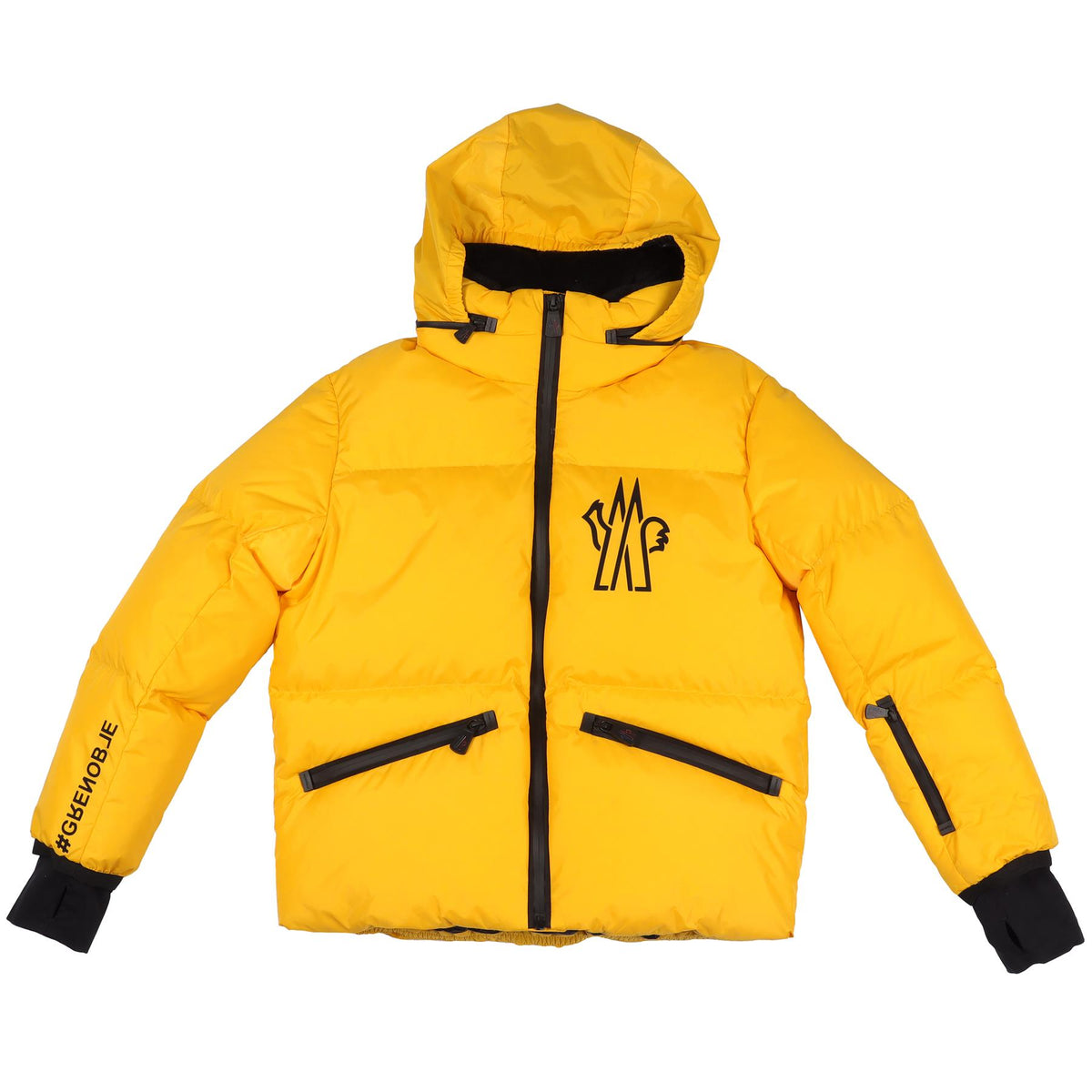 MONCLER GRENOBLE YELLOW KIDS BOYS PADDED JACKET 10 YEARS
