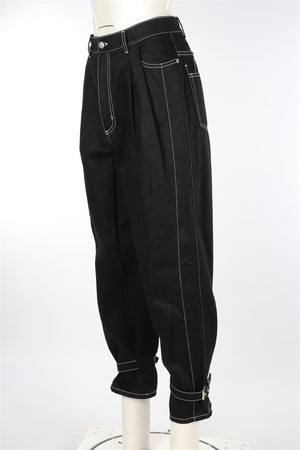 ALEXANDER MCQUEEN BLACK TAPERED JEANS W27 UK 8/10