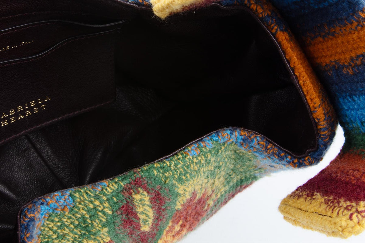 GABRIELA HEARST MULTI NINA CROCHET TOTE BAG