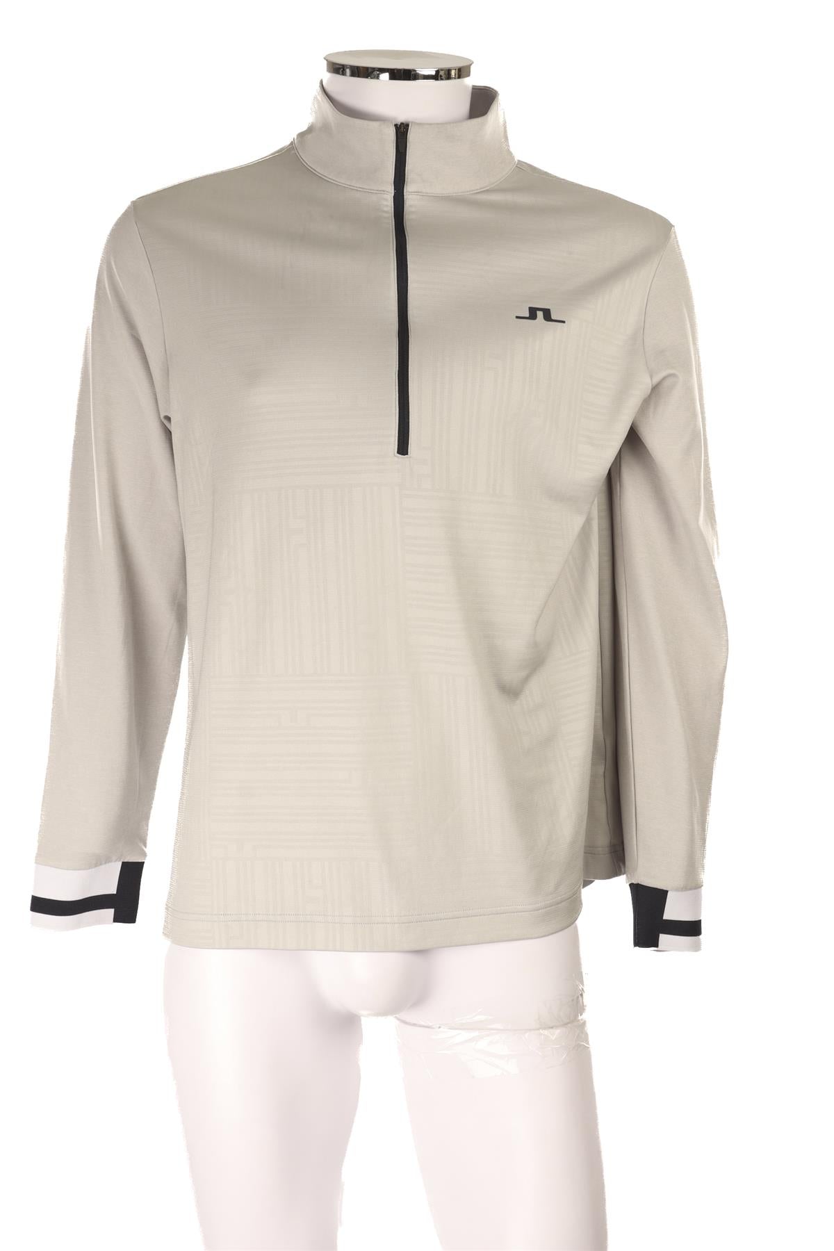J LINDEBERG GREY MEN'S JERSEY TOP XLARGE
