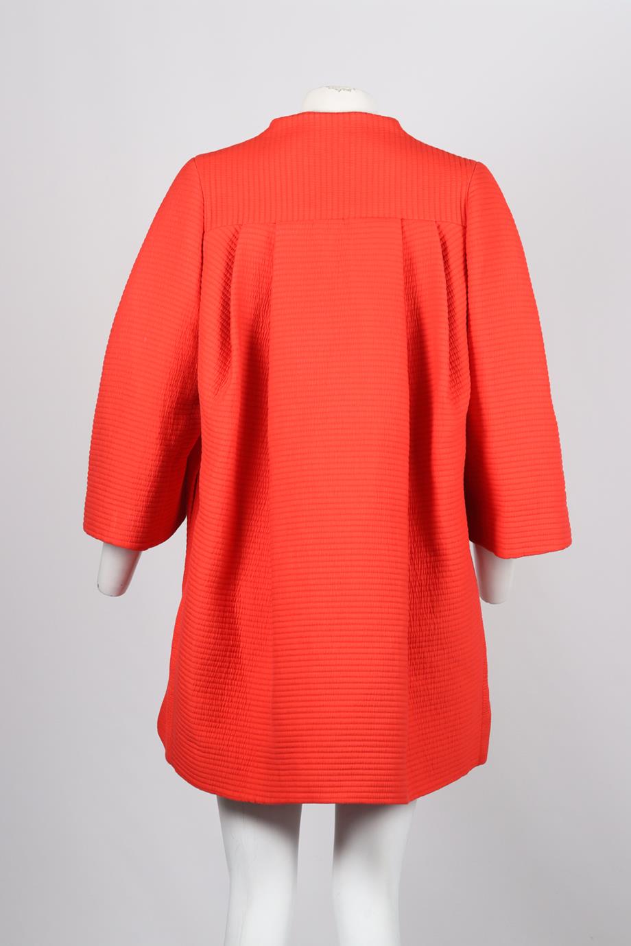LANVIN QUILTED COTTON COAT FR 36 UK 8