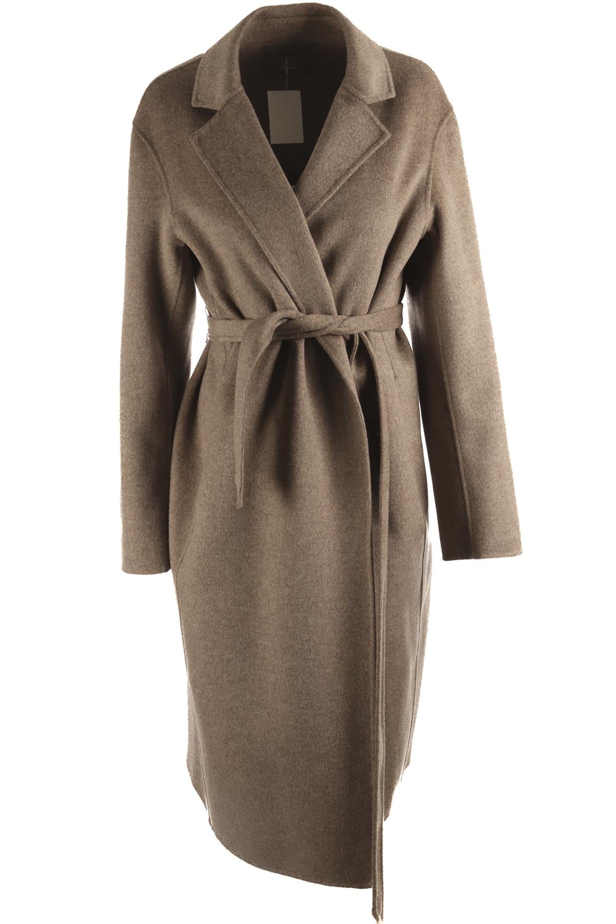 12 STOREEZ BROWN WOOL COAT MEDIUM