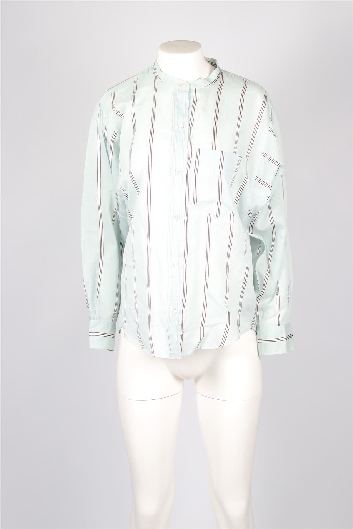 ISABEL MARANT ÉTOILE BLUE COTTON SHIRT FR 34 UK 6