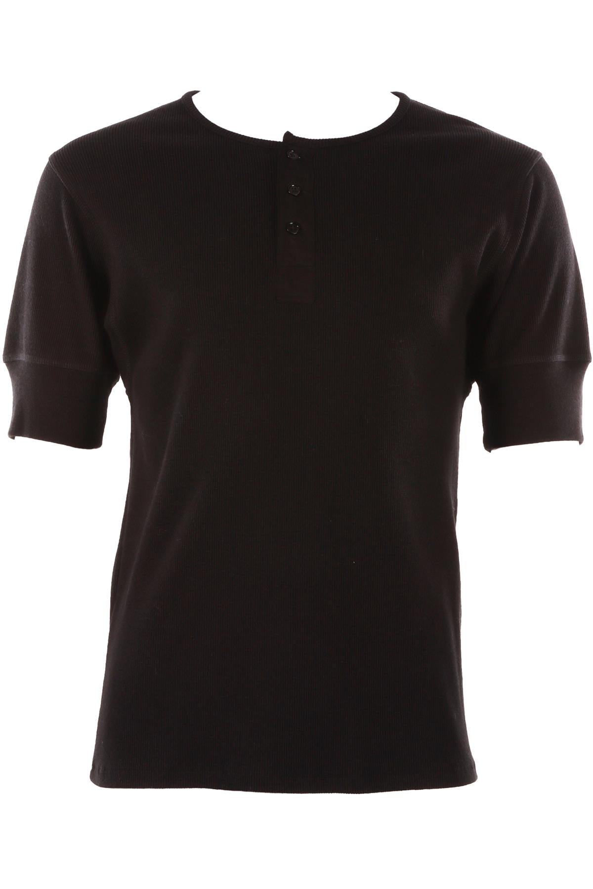BLACK MEN'S COTTON TOP
