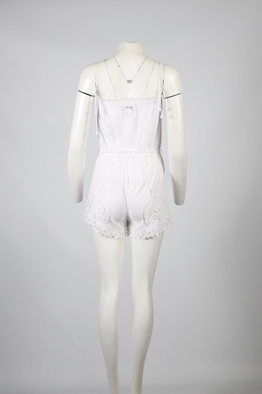 MIGUELINA COTTON PLAYSUIT SMALL