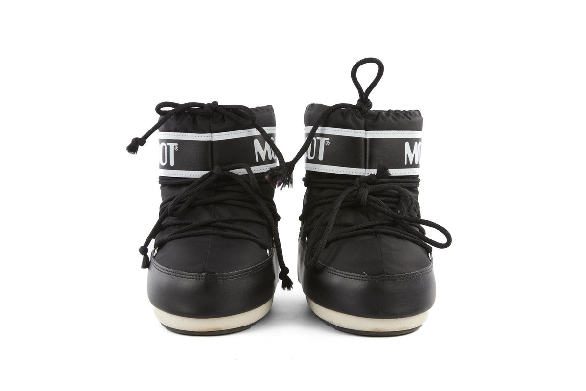MOON BOOT BLACK KIDS GIRLS BOOTS EU 36-38 UK 3.5-5 US 4.5-6