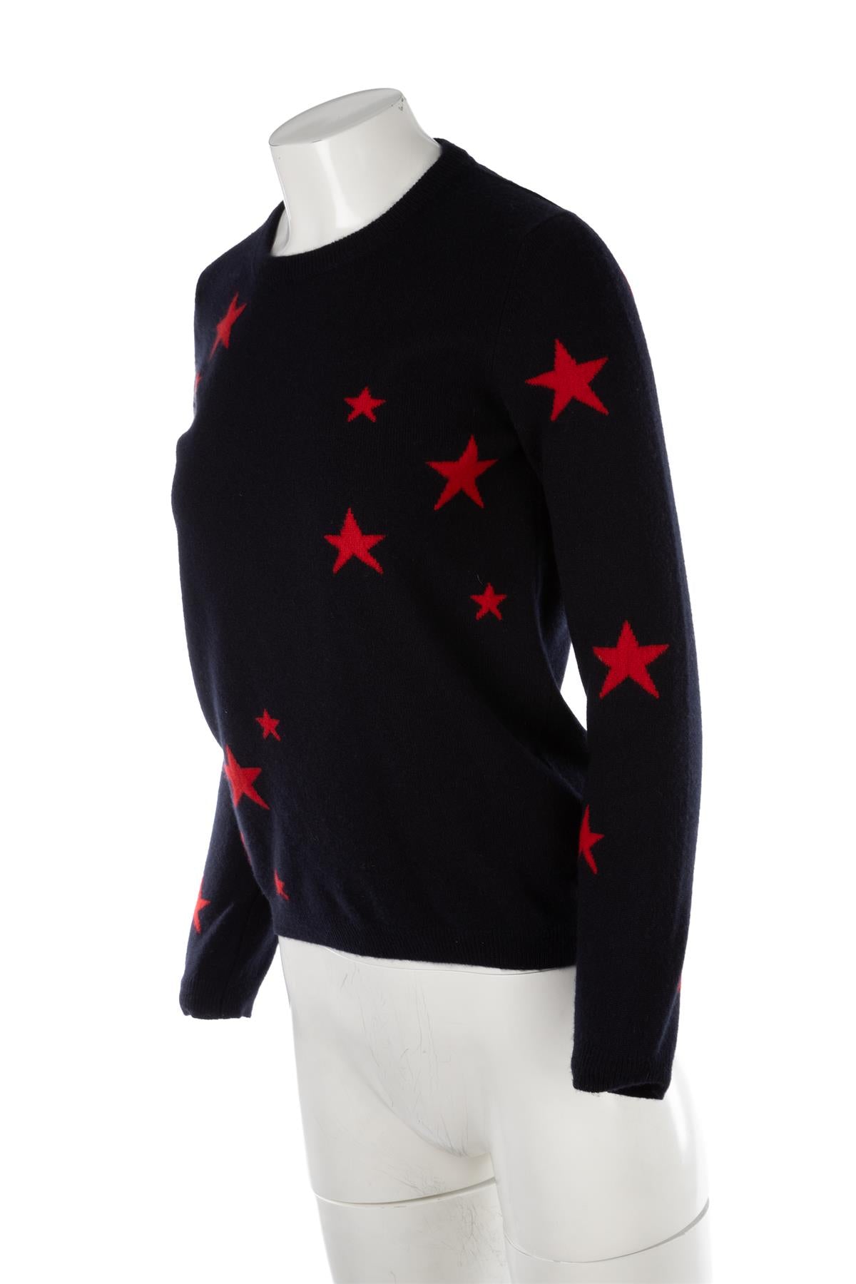 CHINTI & PARKER NAVY CASHMERE SWEATER SMALL