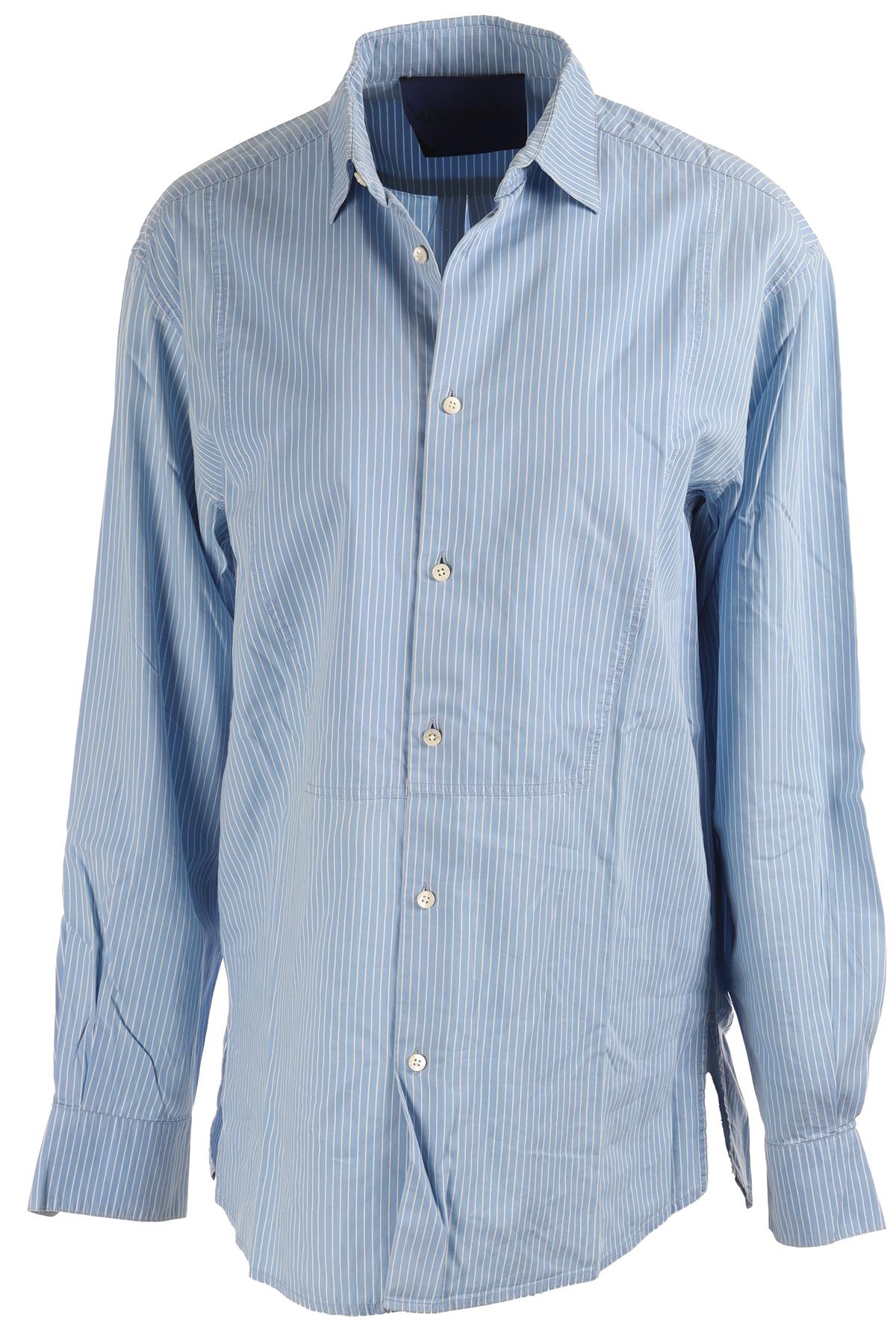 ALEX EAGLE BLUE COTTON SHIRT UK 10 US 6 FR 38