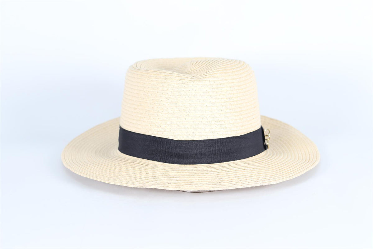 MELISSA ODABASH STRAW HAT ONE SIZE