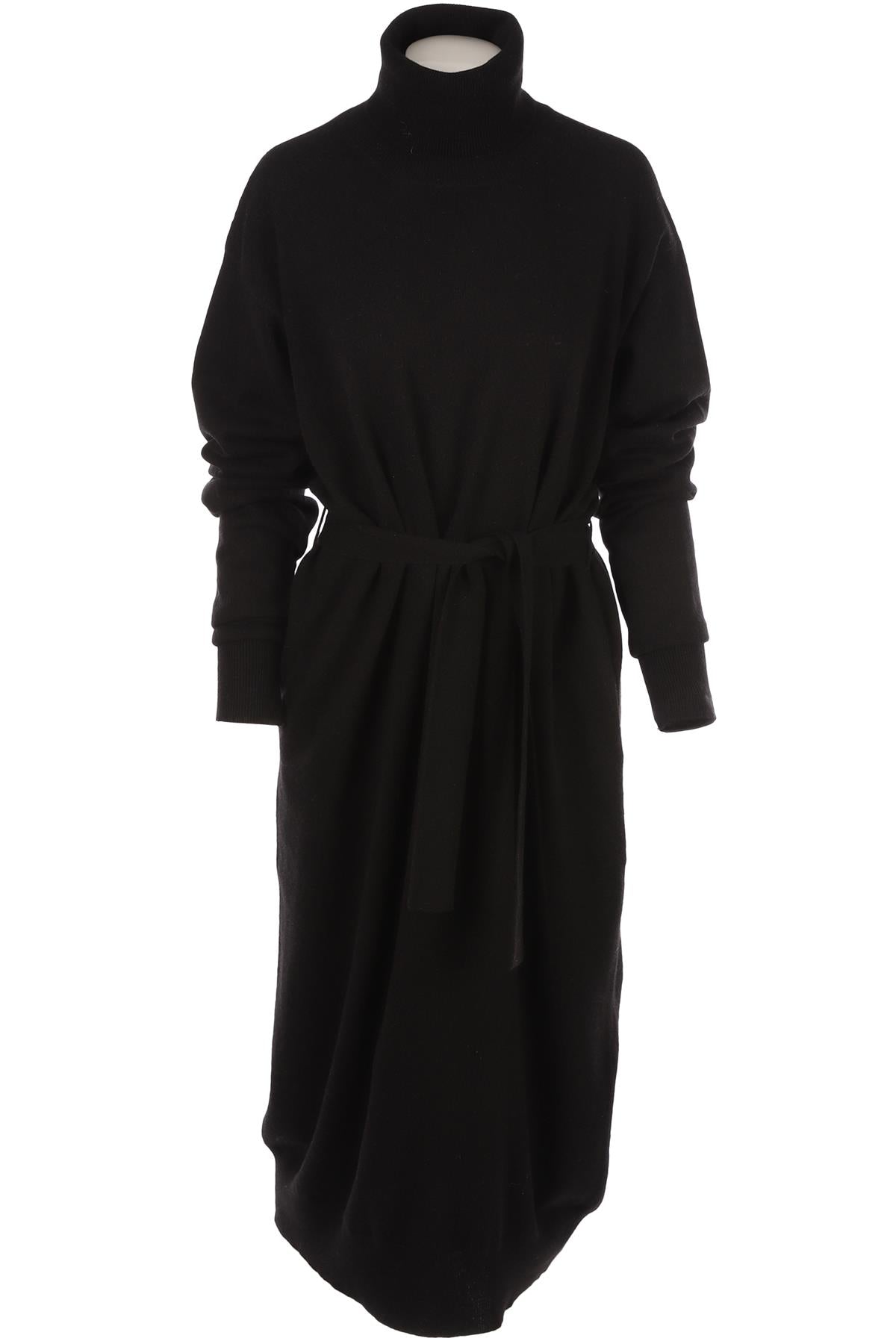 RAEY BLACK CASHMERE MAXI DRESS XXSMALL