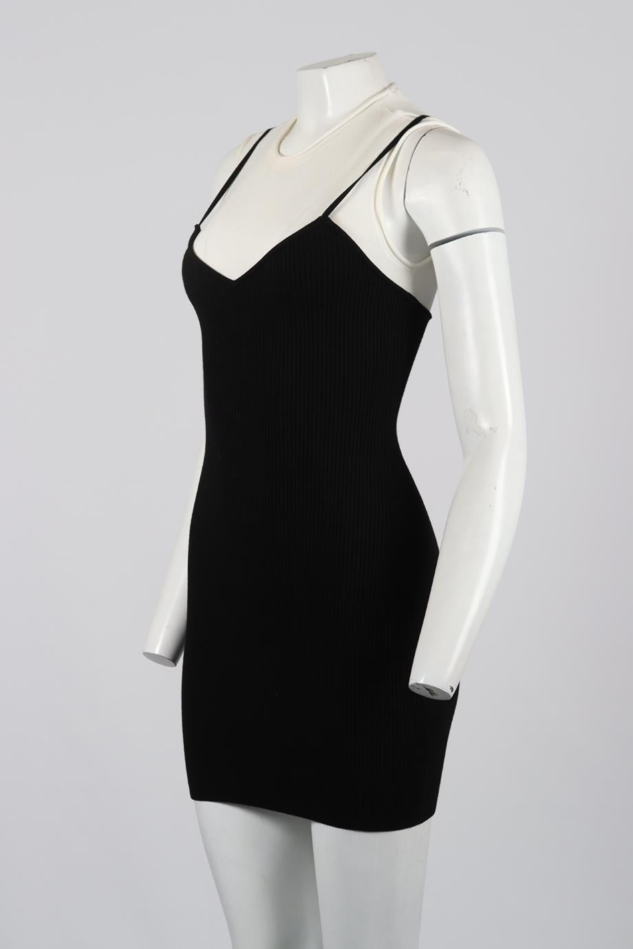 A.L.C. STRETCH KNIT MINI DRESS XSMALL
