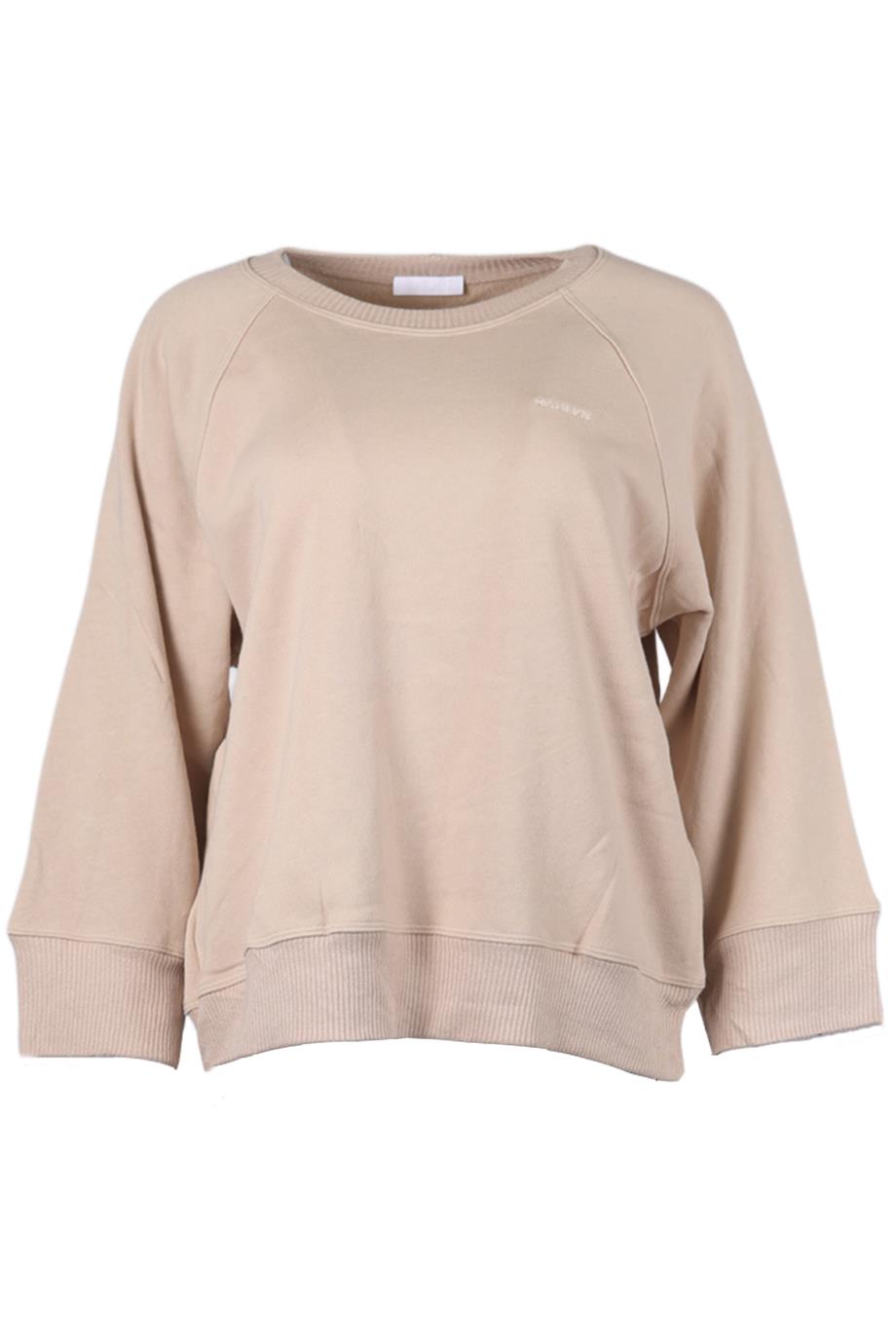 SABLYN COTTON JERSEY SWEATSHIRT SMALL