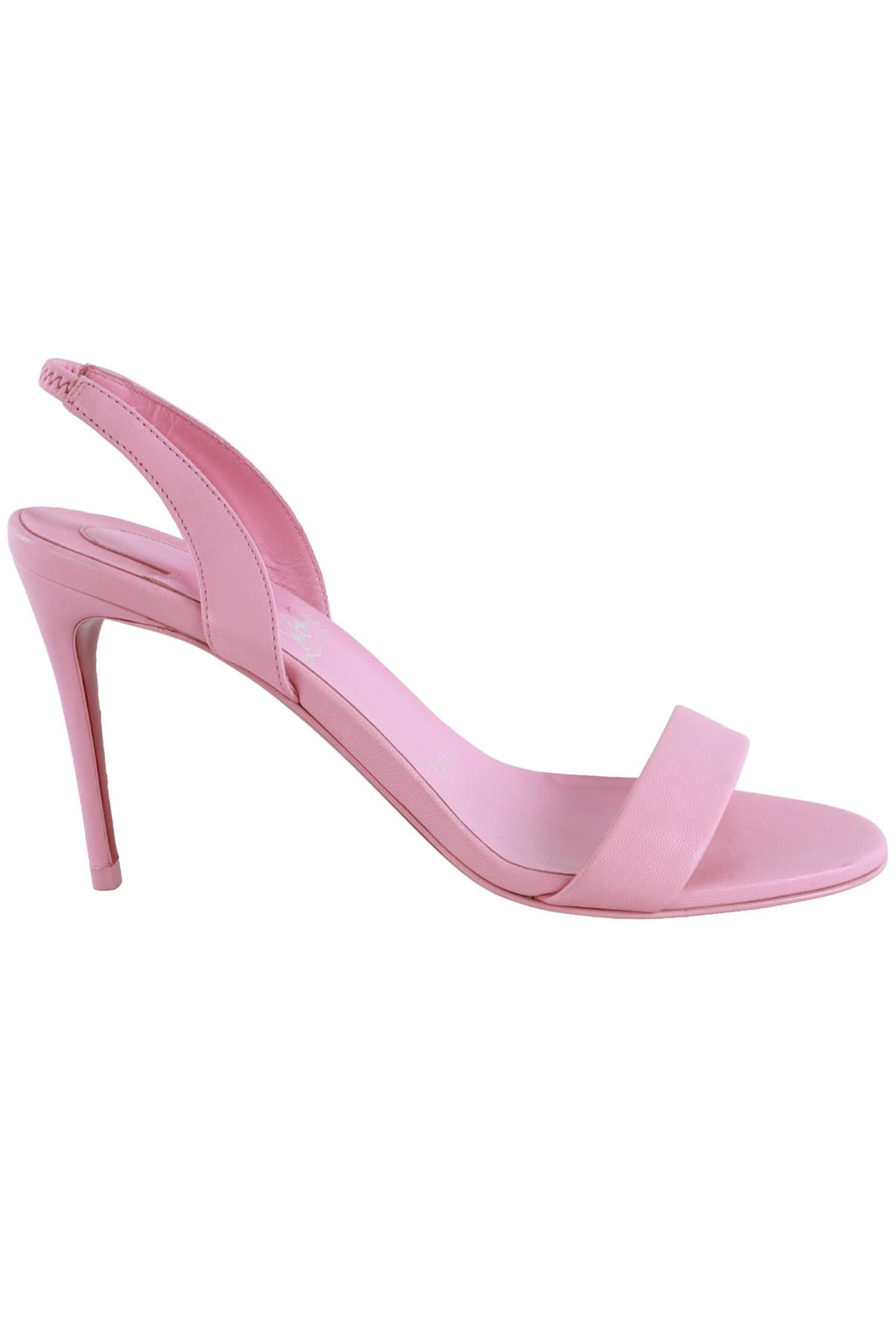 CHRISTIAN LOUBOUTIN PINK LEATHER SLINGBACK SANDALS EU 36 UK 3 US 6