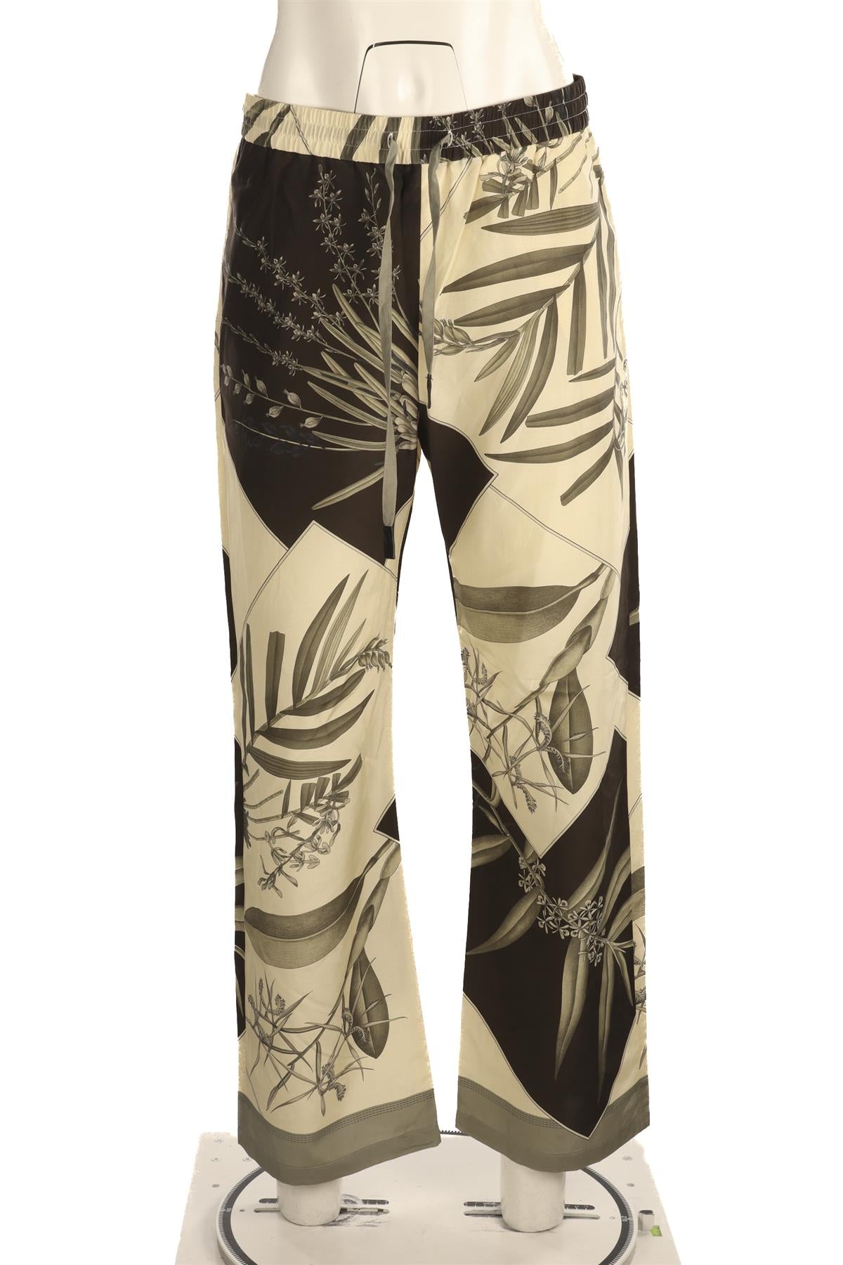LOEWE + PAULA'S IBIZA MULTI COTTON STRAIGHT LEG PANTS MEDIUM
