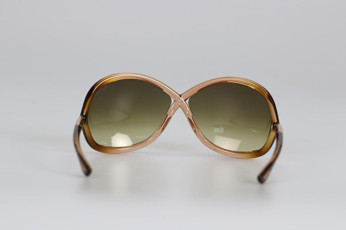 TOM FORD SQUARE FRAME ACETATE SUNGLASSES