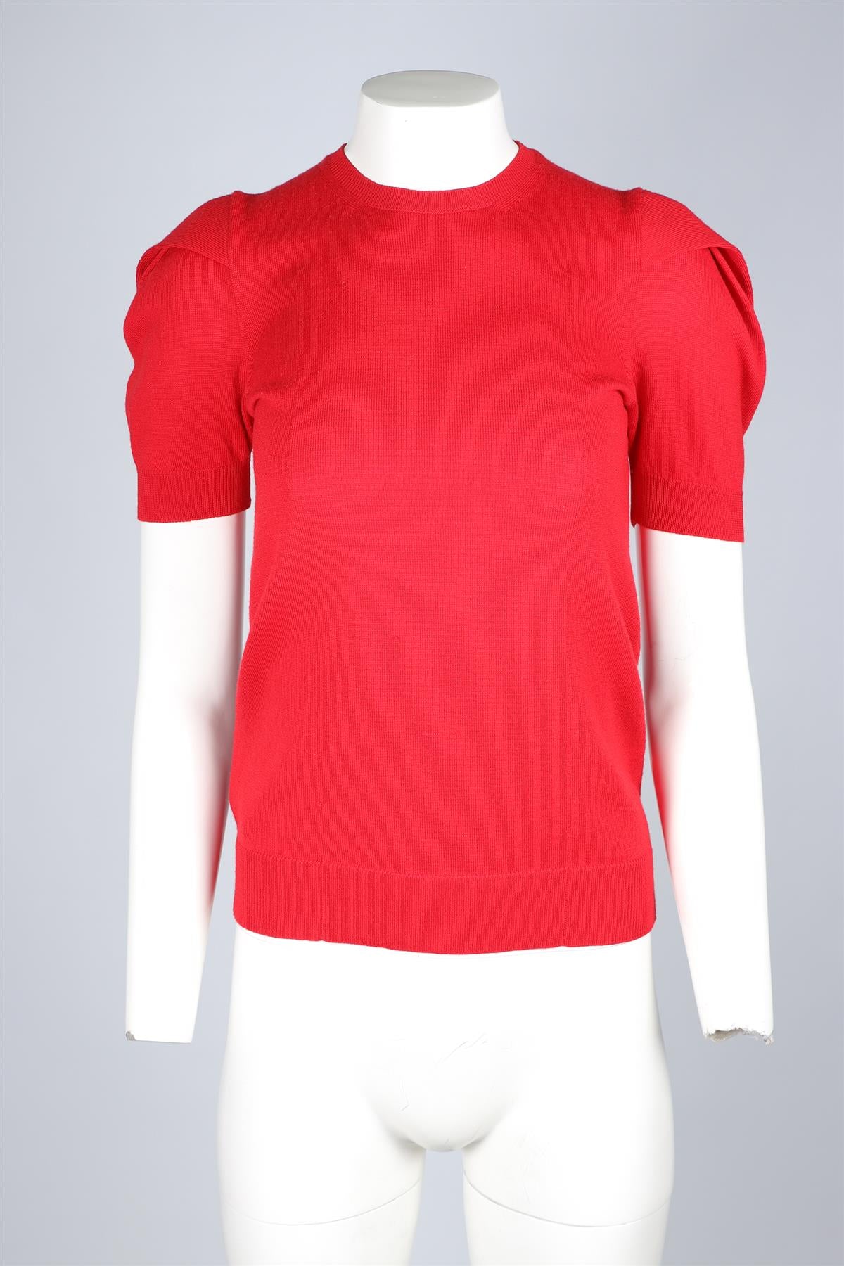 MIU MIU RED WOOL SWEATER IT 36 UK 4