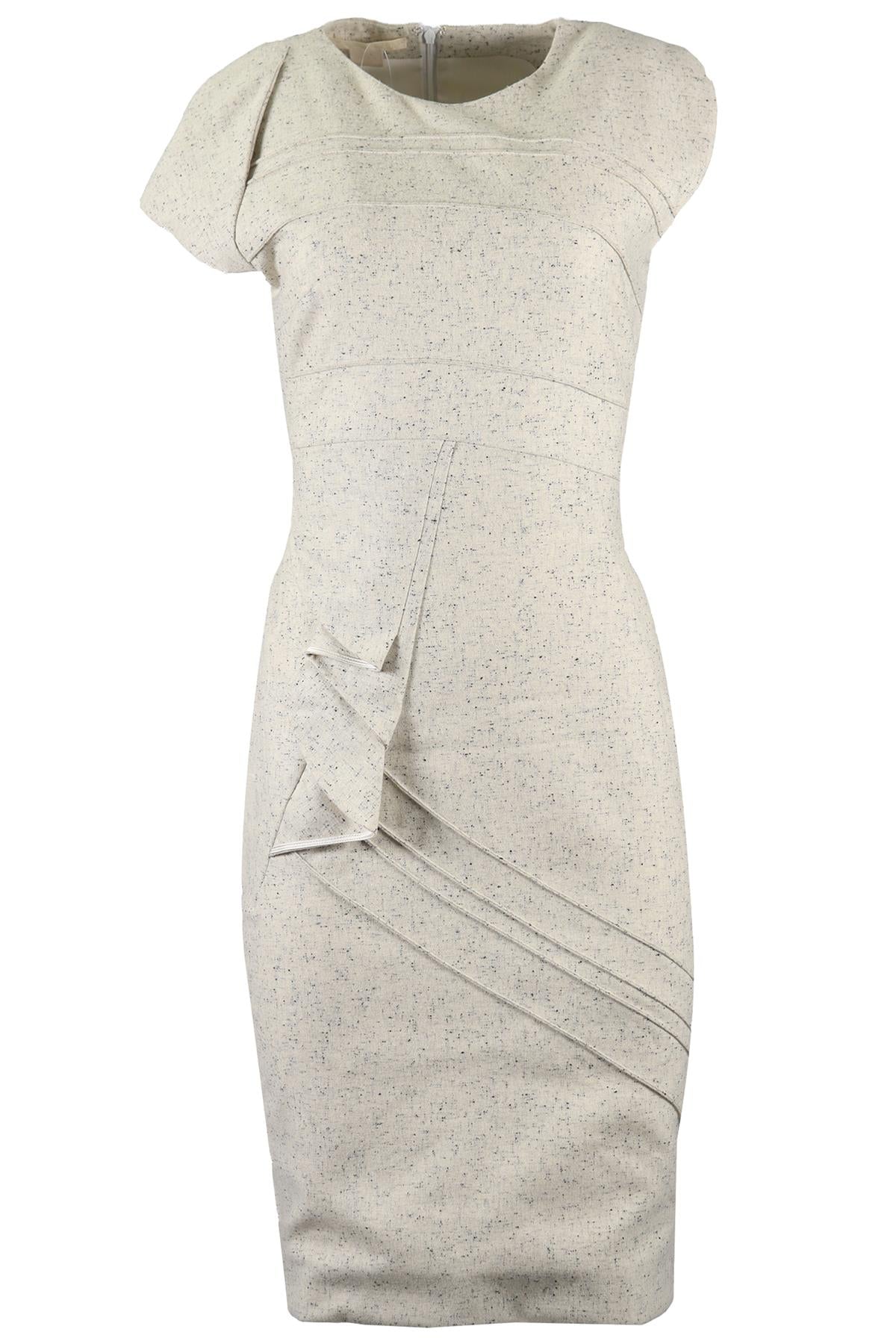 ANTONIO BERARDI WOOL BLEND MIDI DRESS IT 40 UK 8