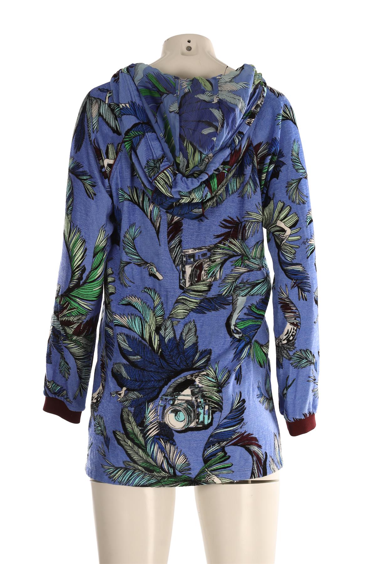 EMILIO PUCCI BLUE VELVET MINI DRESS IT 40 UK 8