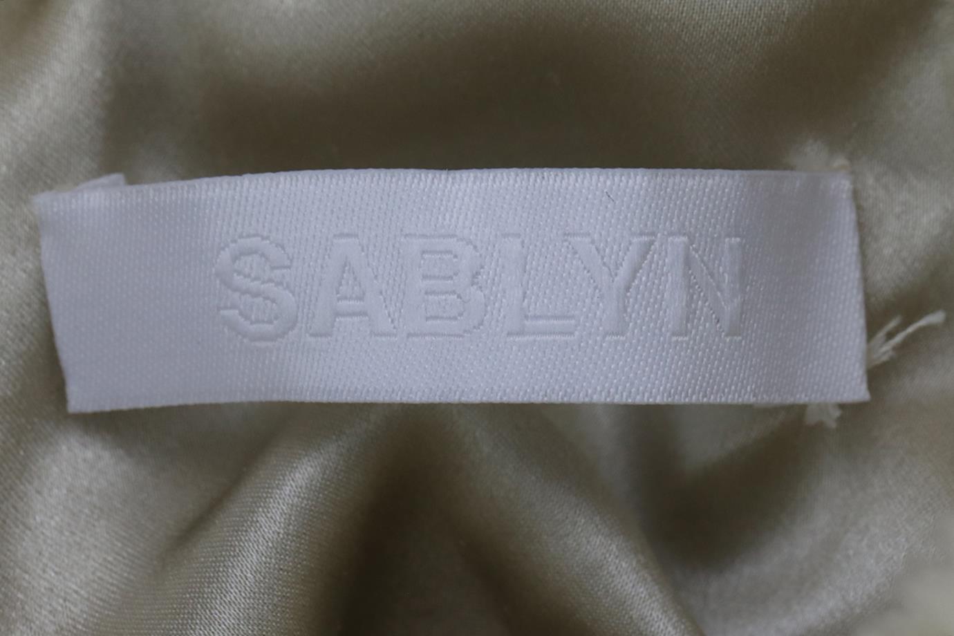 SABLYN CHAIN DETAIL SHEARLING SHOULDER BAG