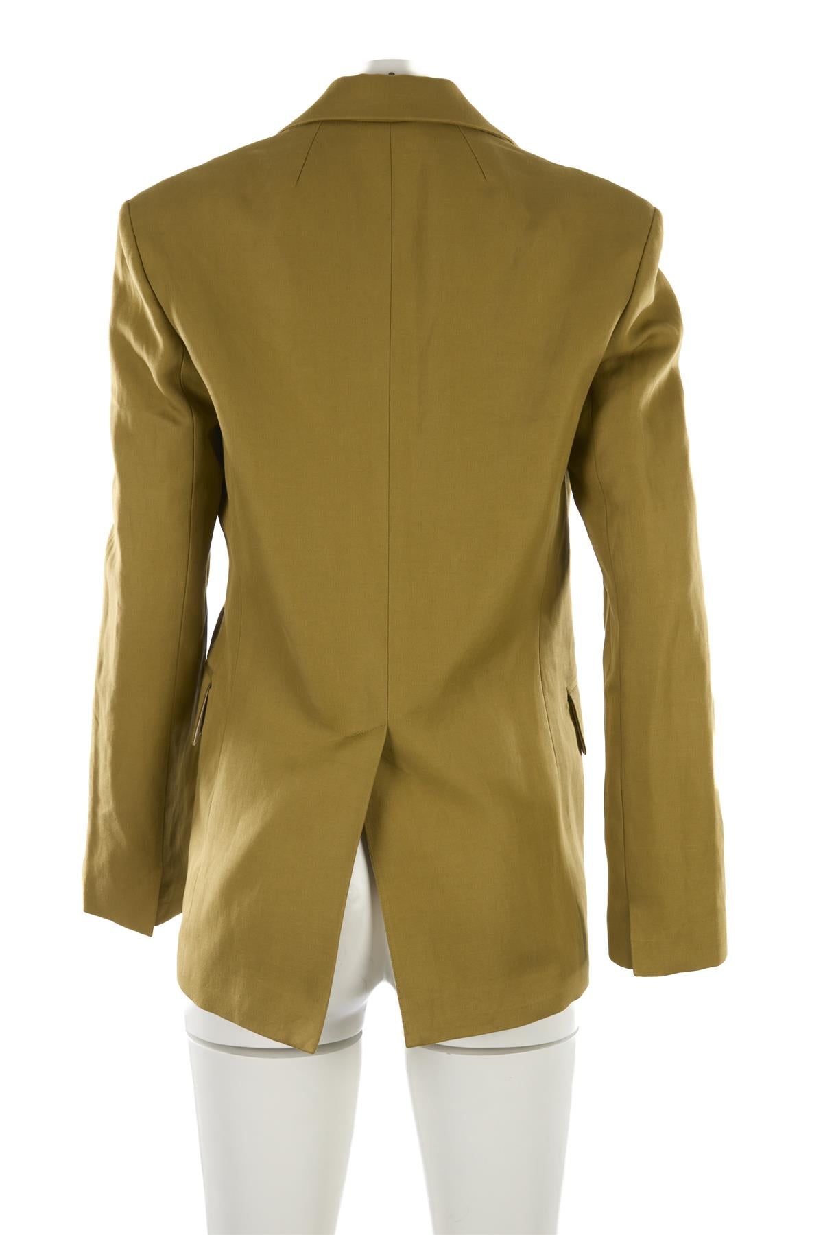 RAEY GREEN COTTON BLAZER UK 4