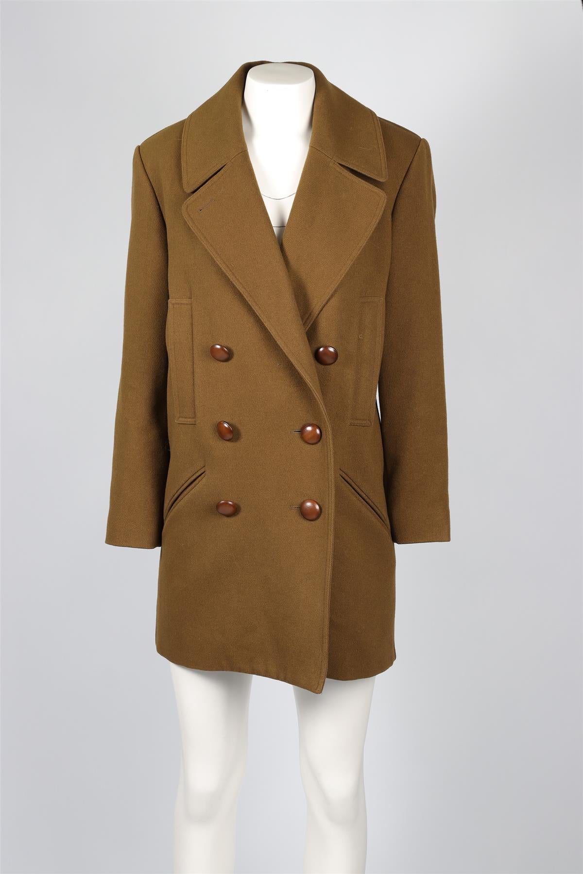 ISABEL MARANT GREEN WOOL COAT FR 38 UK 10