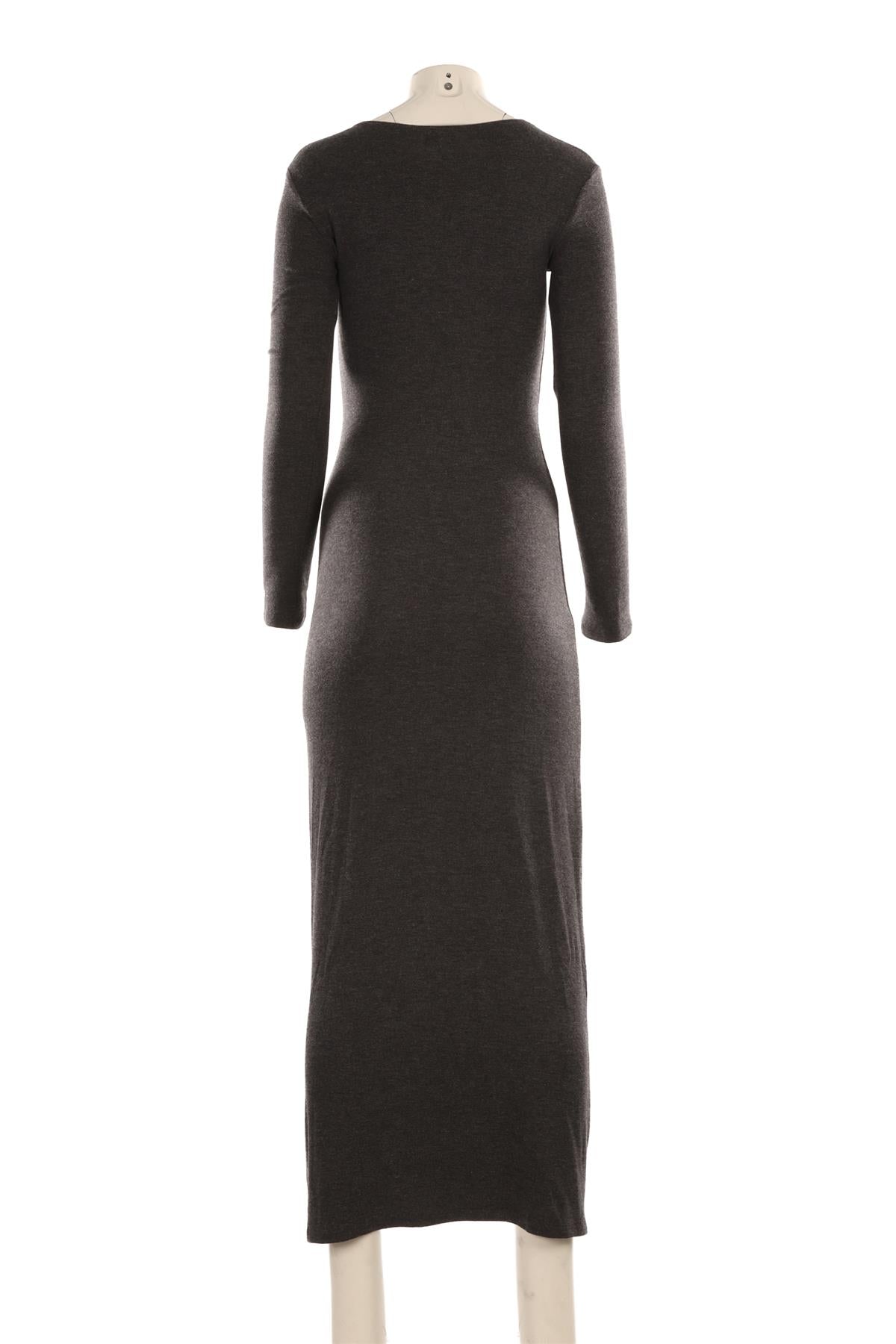 LESET GREY JERSEY MAXI DRESS XSMALL