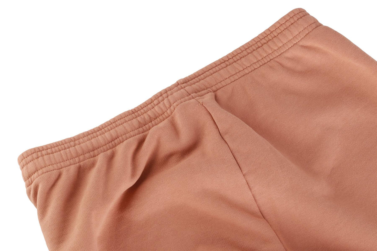 SKIMS BEIGE COTTON TRACK PANTS MEDIUM