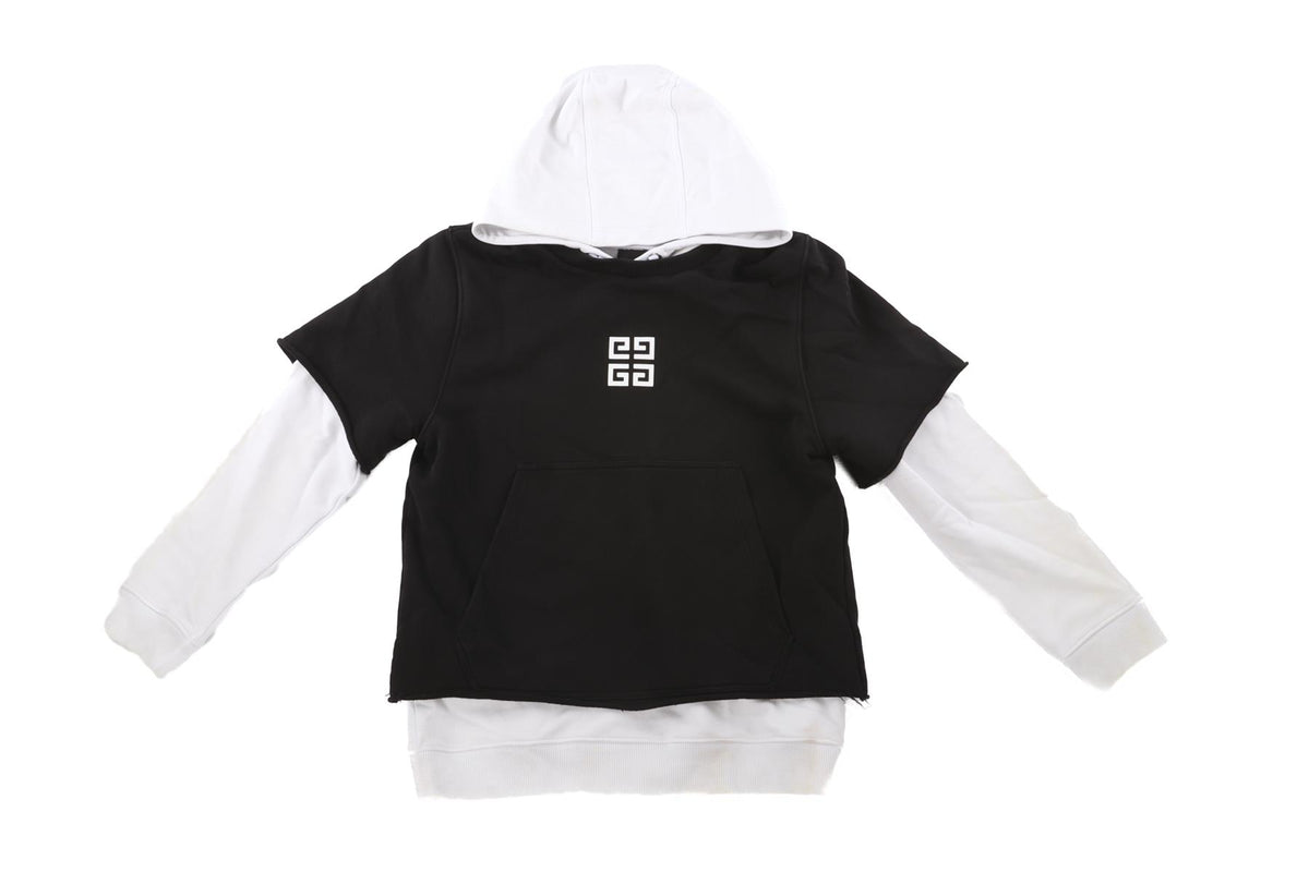 GIVENCHY BLACK KIDS BOYS HOODIE 12 YEARS
