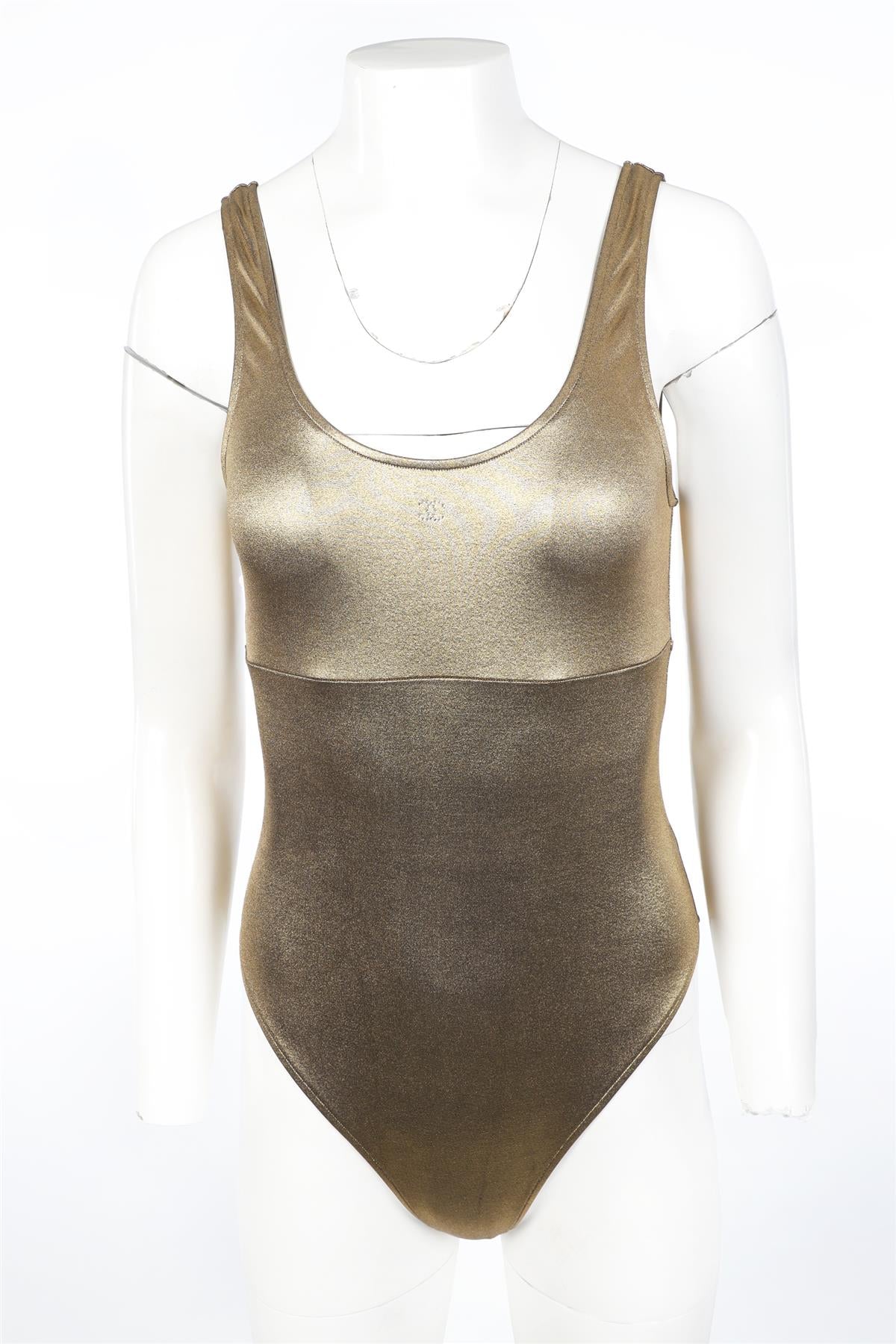 CHANEL GOLD 2024 SWIMSUIT FR 42 UK 14