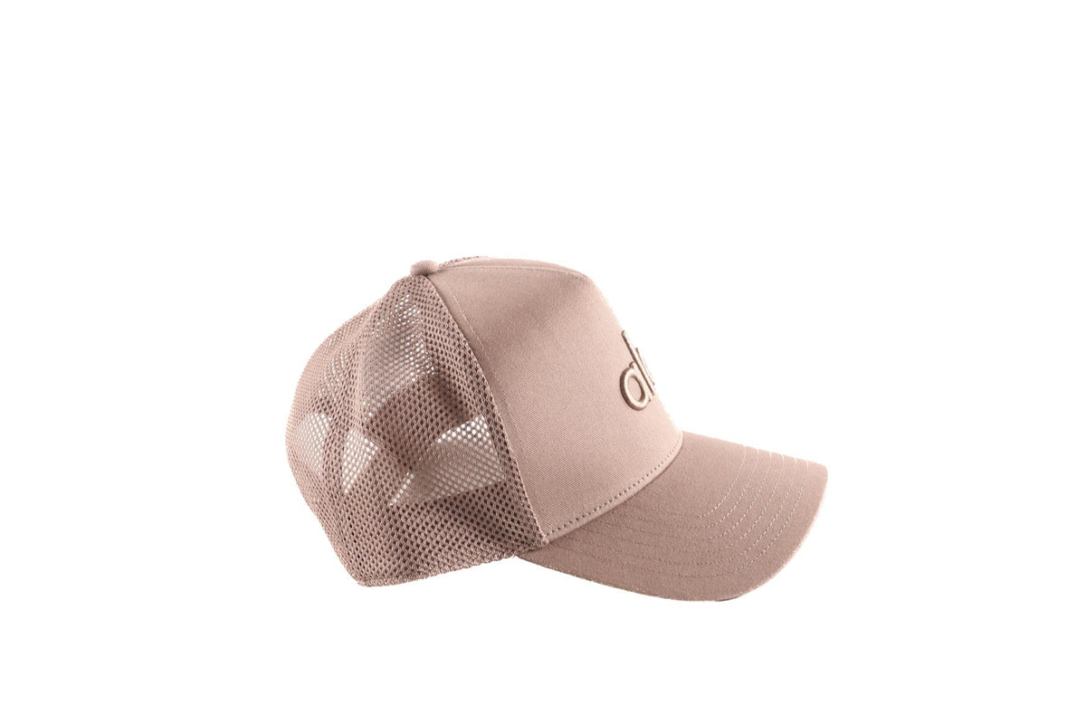 ALO BROWN COTTON CAP ONE SIZE