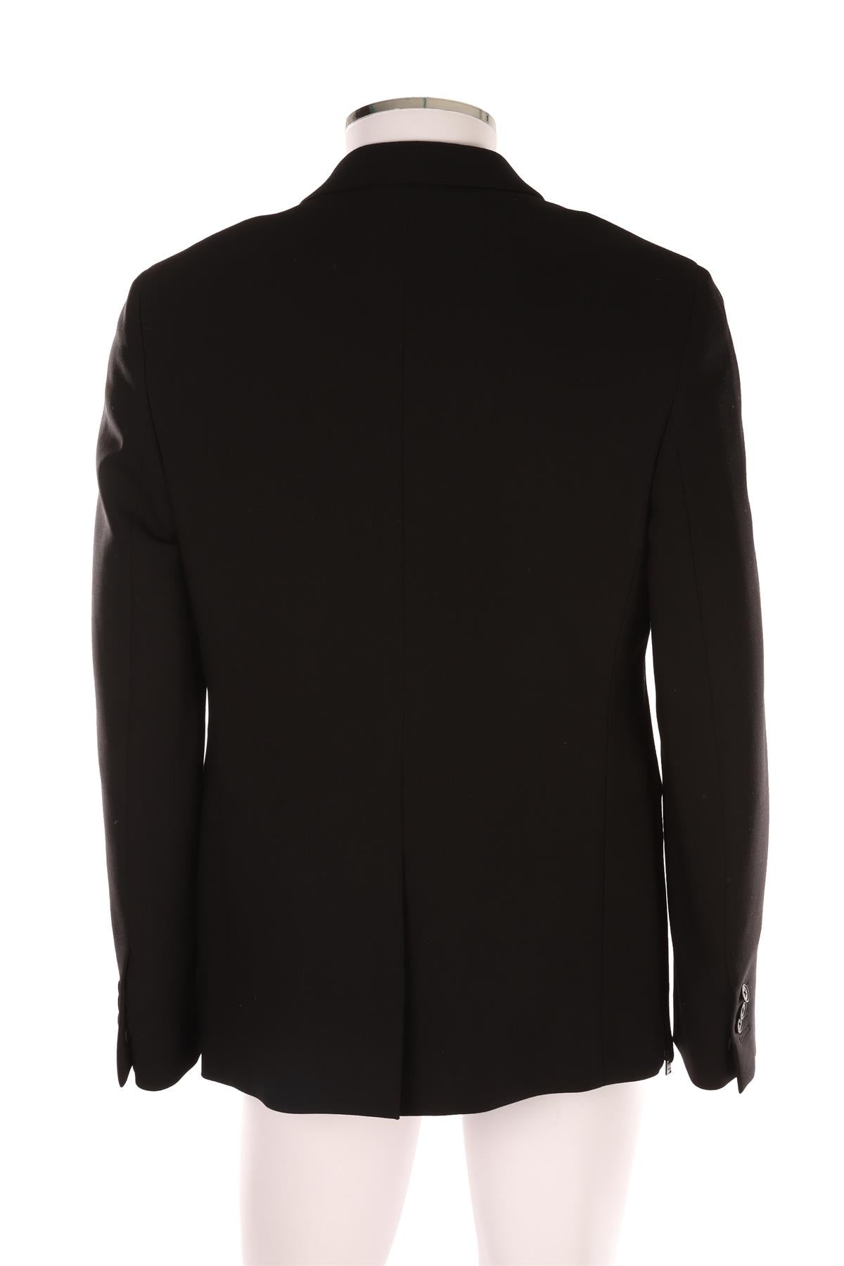 FENDI BLACK MEN'S WOOL BLAZER IT 50 UK 40