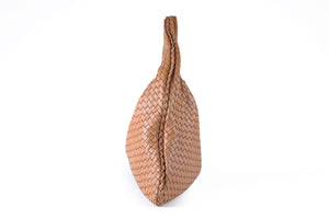 BOTTEGA VENETA BROWN HOBO MEDIUM LEATHER SHOULDER BAG