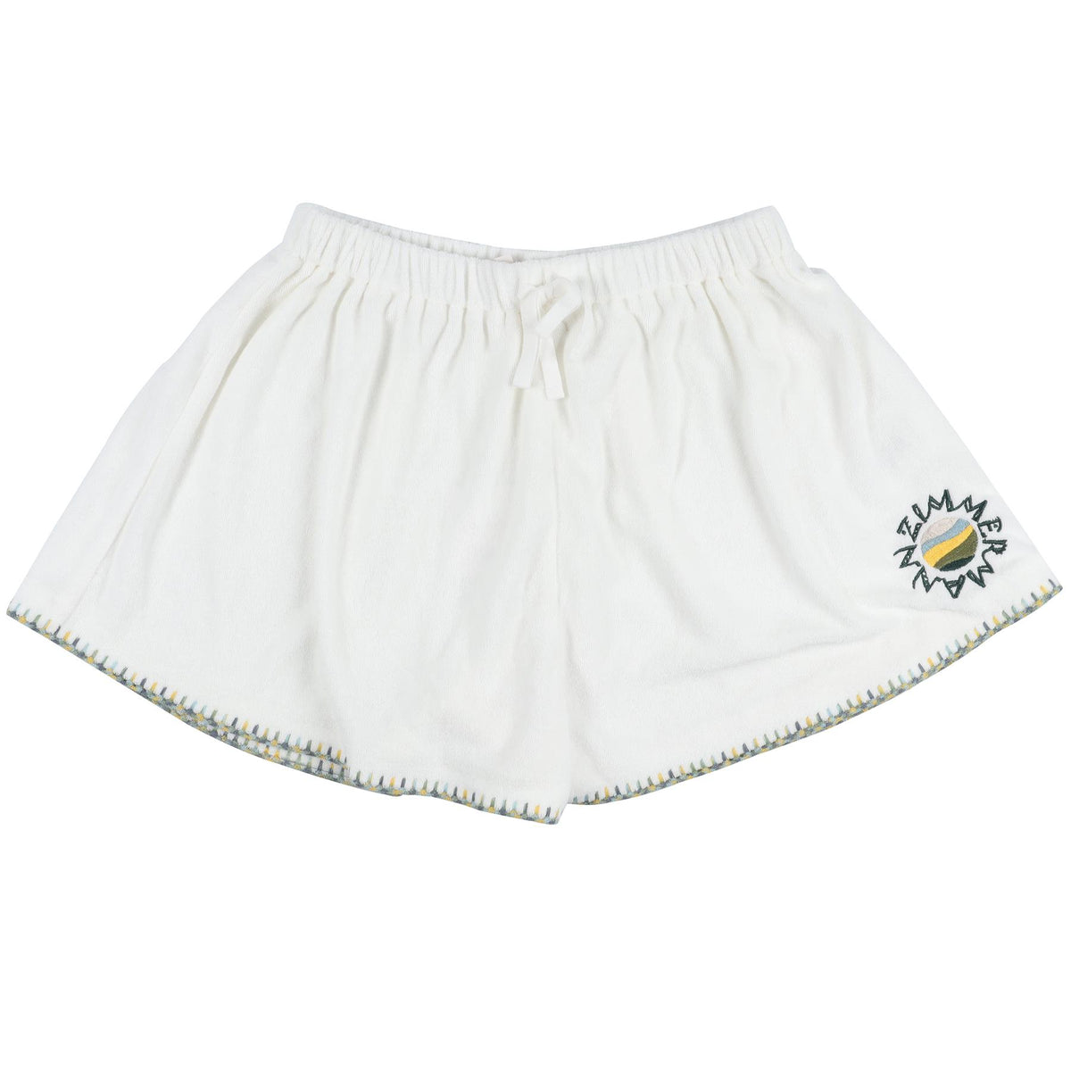 ZIMMERMANN WHITE KIDS GIRLS SHORTS 12 YEARS