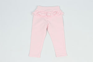 MONNALISA PINK BABY GIRLS COTTON PANTS 18 MONTHS