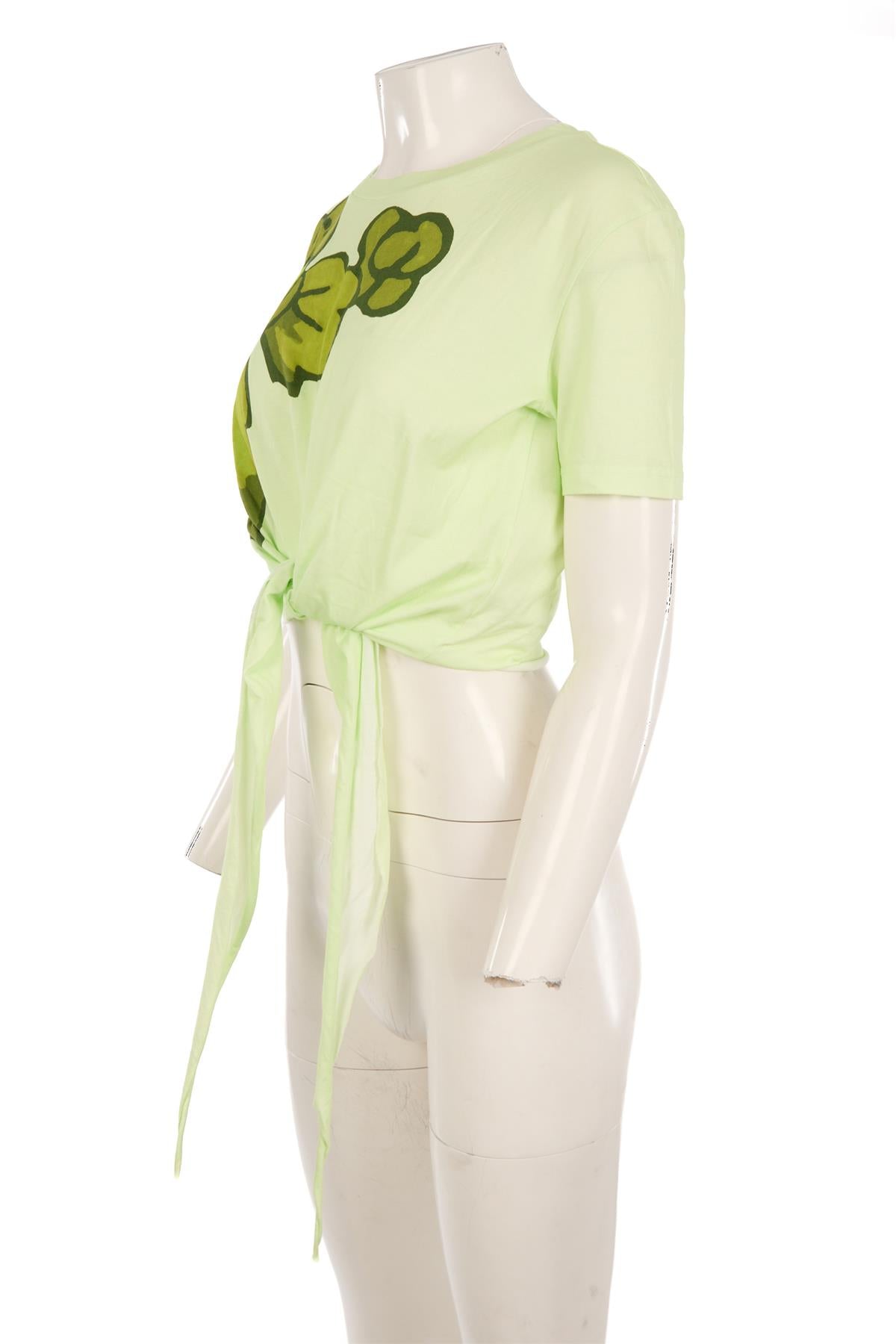 ETRO GREEN COTTON TOP MEDIUM