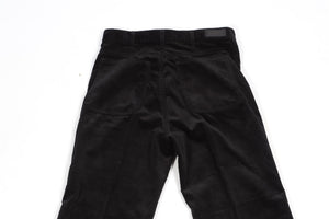 POLO RALPH LAUREN BLACK CORDUROY FLARED PANTS US 6 UK 10