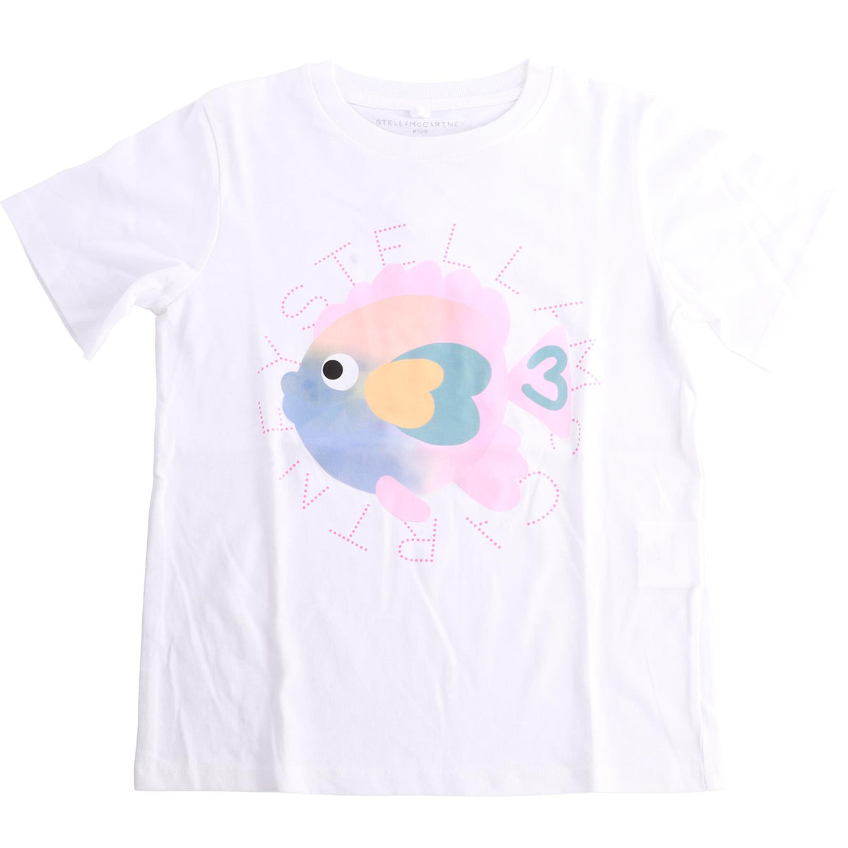 STELLA MCCARTNEY WHITE KIDS GIRLS T-SHIRT 6 YEARS