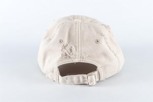 SKIMS TAUPE COTTON BASEBALL CAP ONE SIZE
