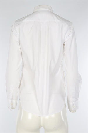 COMME DES GARCONS WHITE COTTON SHIRT SMALL