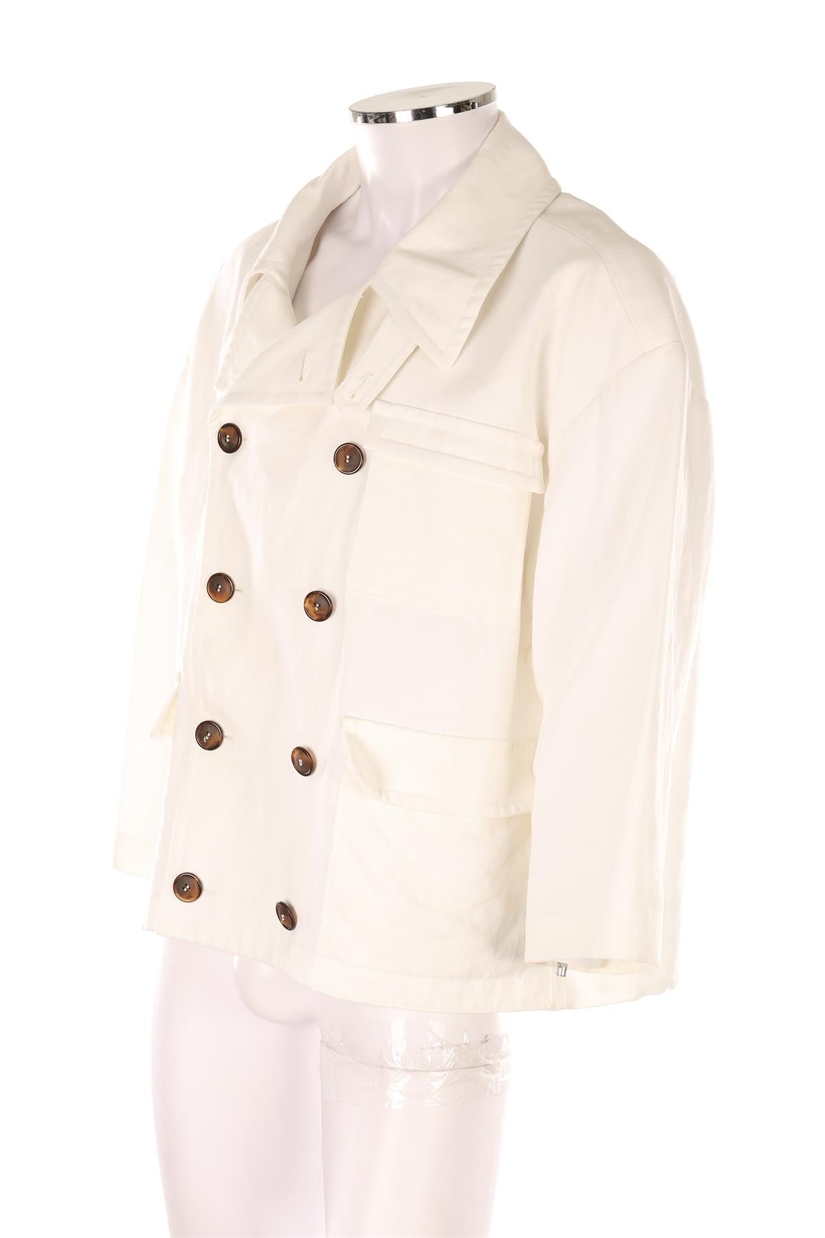 GIORGIO ARMANI WHITE MEN'S LINEN JACKET IT 48 UK 38
