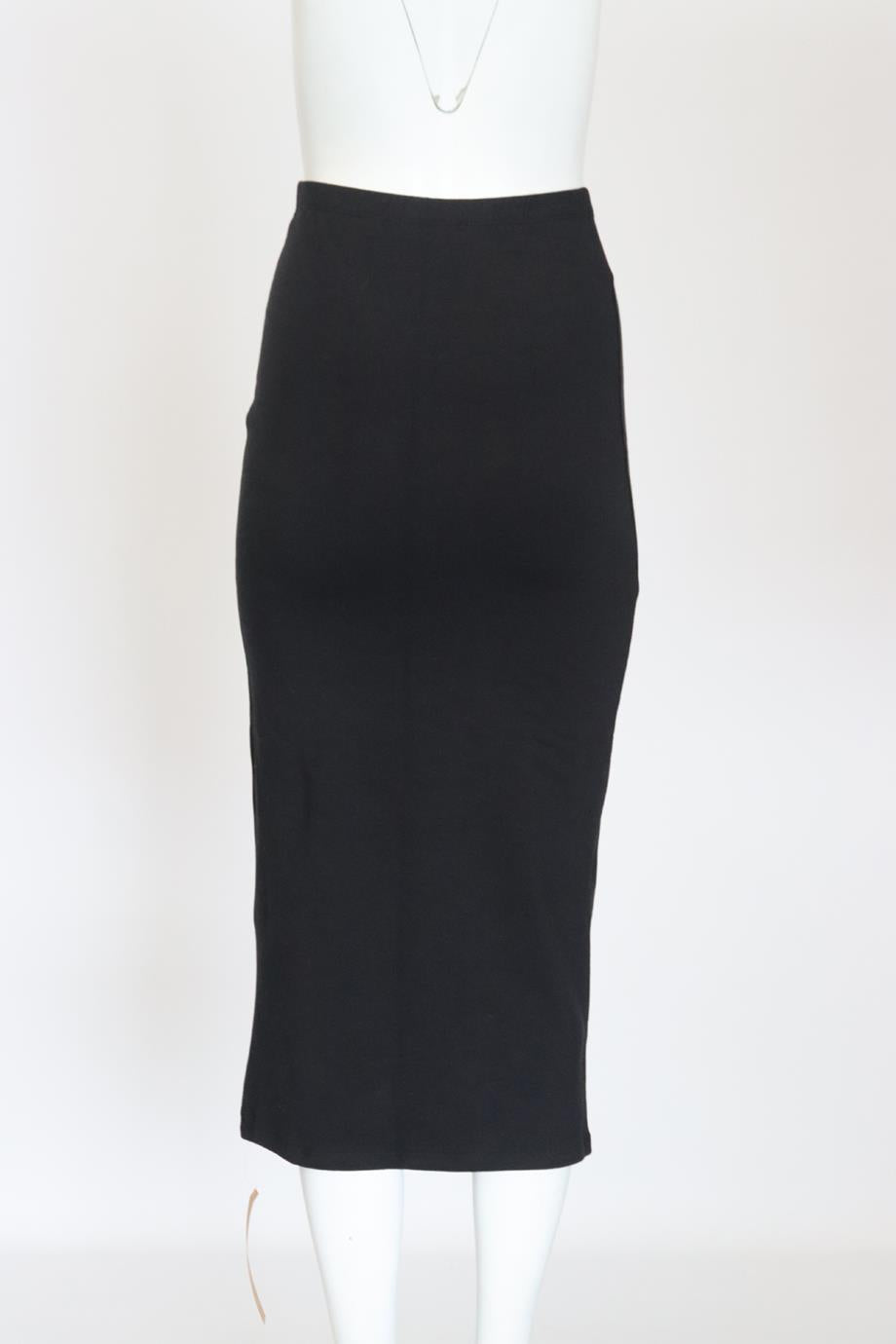 REFORMATION STRETCH JERSEY MIDI SKIRT XSMALL